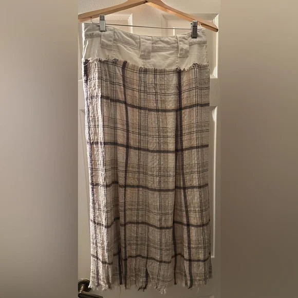 Boho Mixed Media Free People Skirt - Picture 2 of 5